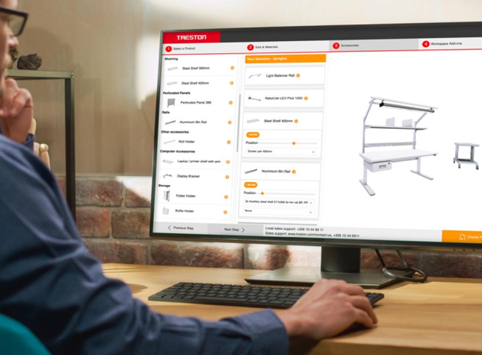 3D Configurator – workspace design