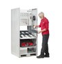 Treston Tower storage and workstation unit with base and accessories